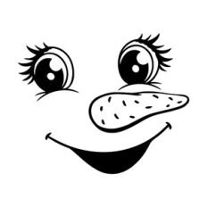 Snowman face