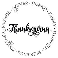 Thanksgiving Word Circle
