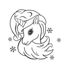 Christmas unicorn