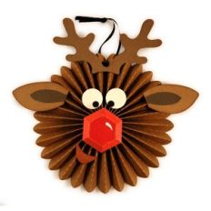 Rudolph Rosette Ornament