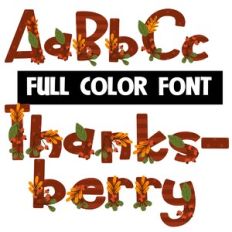 Thanksberry Color Font