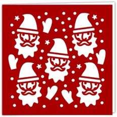 Little Santa Claus Christmas Card