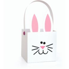 3d easter bunny basket