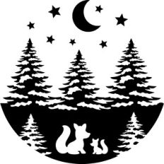 fox wood circle scenery