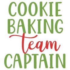Cookie baking team captain