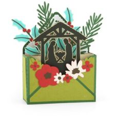 Box Card Envelope Christmas Nativity