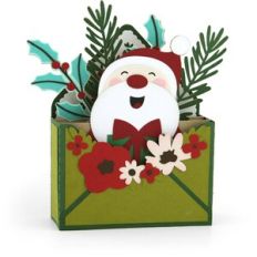 Box Card Envelope Christmas Santa