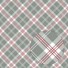 Red and Green Christmas Plaid Seamless Pattern