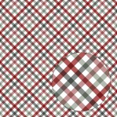 Red and Green Christmas Plaid Seamless Pattern