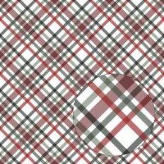 Red and Green Christmas Plaid Seamless Pattern