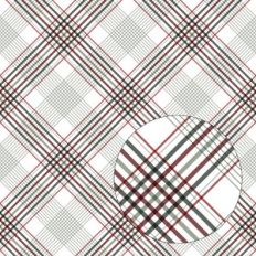 Red and Green Christmas Plaid Seamless Pattern