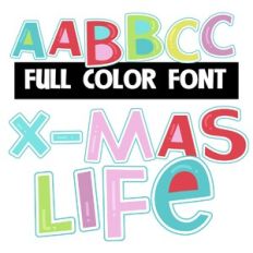 X-mas Life Color Font