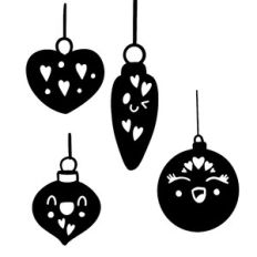 Christmas Kawaii Ornaments