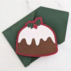 figgy pudding card and envelope