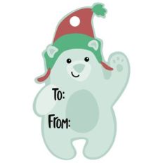 Polar Bear Gift Tag