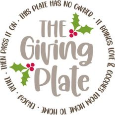 the giving plate