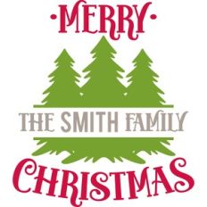 merry christmas personalized sign