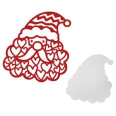 Santa and hearts