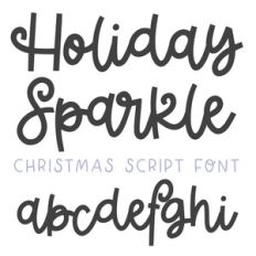 BFC Holiday Sparkle Christmas Script