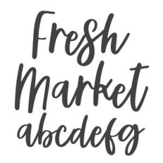 BFC Fresh Market Farmhouse Script Font