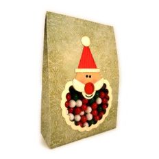 Sack Santa 3D Beard Window