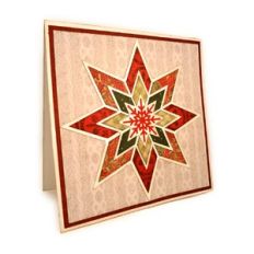 Card Patchwork Diamond Stars