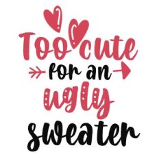 Too cute for an ugly sweater