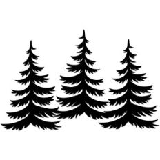 Fluffy Christmas Trees