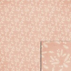 pink pine boughs patterned paper