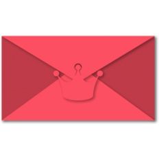 envelope princess crown