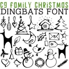CG Family Christmas Dingbats
