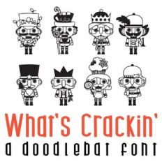 What's Crackin' Doodlebat Font