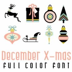 December X-mas Full Color Font