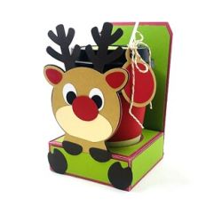 Reindeer 12 oz Coffee Tote and Sleeve