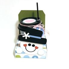 Snowman 4 oz Mini Coffee Tote and Sleeve with Gift Card