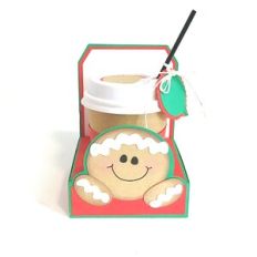 Gingerbread 4 oz Coffee Tote, Sleeve and gift card