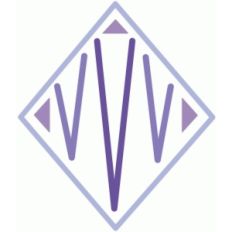 monogram diamond 'v'
