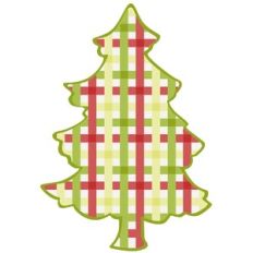 Gingham Christmas Tree