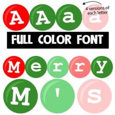 Merry M's Color Font
