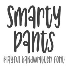 BFC Smarty Pants Handwritten Font