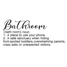 Bathroom Funny Definition