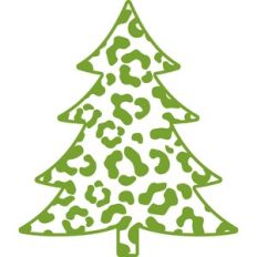 leopard print christmas tree