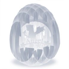 4 LAYERED POP UP EGG angel
