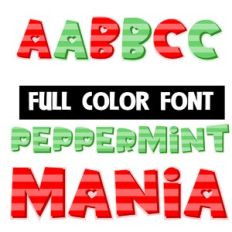 Peppermint Mania Color Font