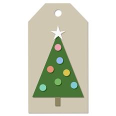 Christmas Tree Gift Tag