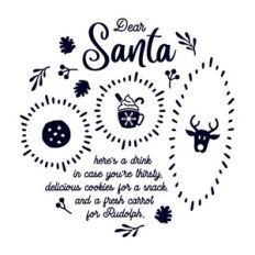 Santa Tray Rounded