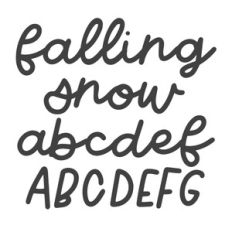 BFC Falling Snow Cursive Font