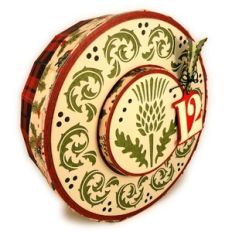 Box Thistle Holly 3D Round