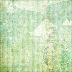 Tattered Green Grunge Stripes Merry Wishes Linen Christmas Background
