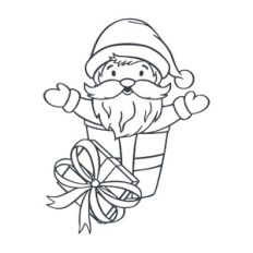 Santa Claus in a box